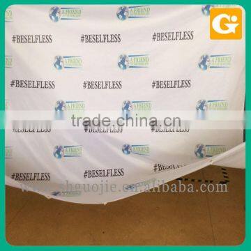 Customized Design Logo Hanging Fabric Banner