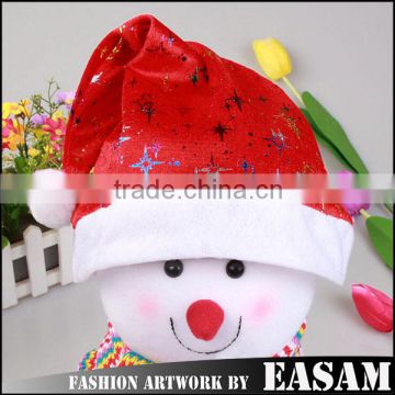 Factory direct sale snowflake plush christmas santa claus hat                        
                                                Quality Choice