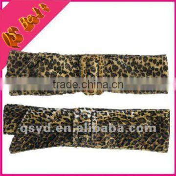 Fashion Ladies Leopard Ribbon Belts