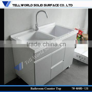 artificial marble acrylic solid surface bathroom vanity top heat resistance bathroom vanity counter top