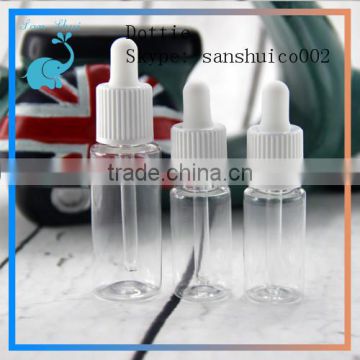 clear PET 30ml bottle with childproof cap for eliquid ejuice hot sale new design dropper bottles made in China factory