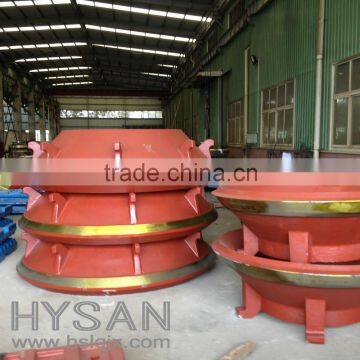 High Manganese Mantle and Bowl Liner Cone Crusher Parts Spare Parts