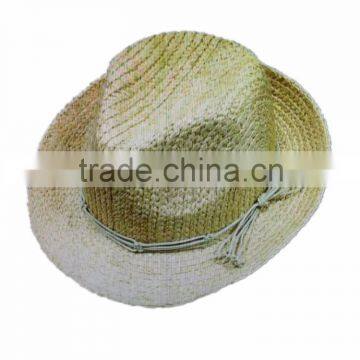 wholesale cheap straw hat fedora hat for man