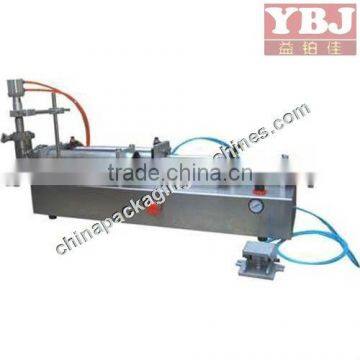 semi automatic horizontal can filling machine