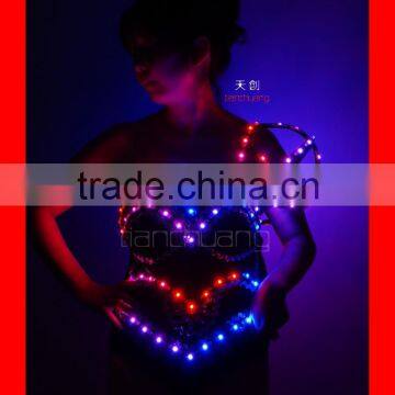 Programmable Showgirl Dance Sexy LED Costume photo-3