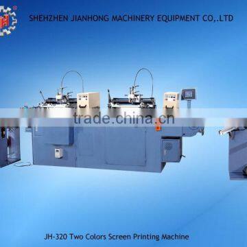 Automatic adhesive label Screen Printing Machine with UV dryer