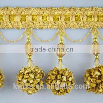 curtain accessory required supply pom pom fringe tassel trim for curtain
