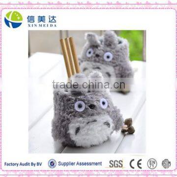 Fluffy Cute Plush Totoro pen holder