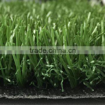 Bi color green synthetic turf artificial grass