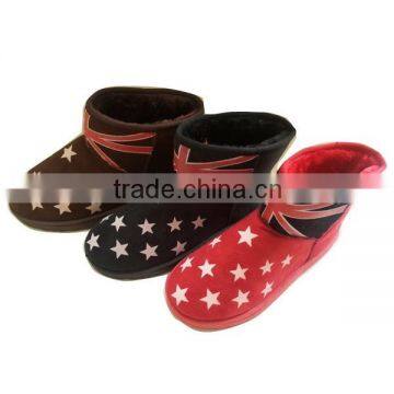 2015 flag hot sale winter comfortable warm women snow boots