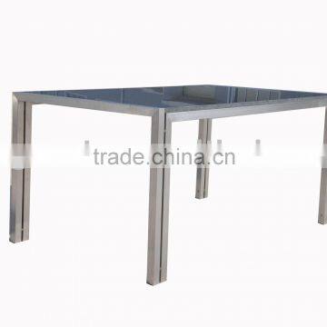 stainless steel outdoor table