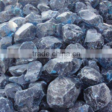 large garden glass rock,blue glass rocks