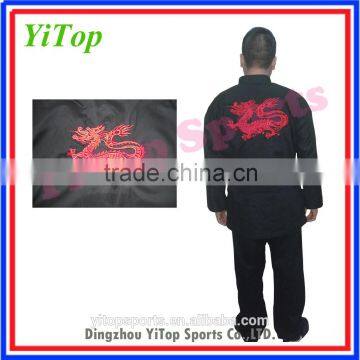 New fashion embroidery dragon Professional martial arts chinese traditional cotton Kungfu uniform