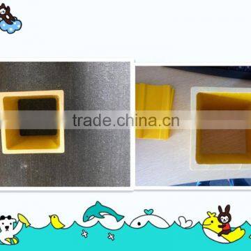 FRP reinforced pultruded square tube box