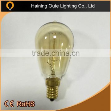 China Factory Price 15 Years Experience Amber Vintage Glass Decorative Lighting St45 Edison Bulb