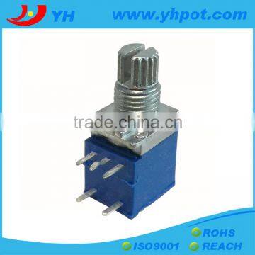 radio volume control 9mm with metal shaft 50k rotary potentiometer switch