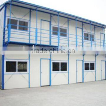 light steel structure two floor prefab house