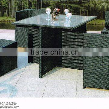 Garden Sets Furniture Square Table and Chair Sets Patio Furniture photo-2