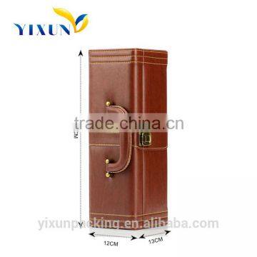 Hot Sale Single Foliding Wine Box Leather Wine Box photo-3