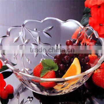 Luxury Pure Crystal Dishware, Crystal Tableware, Crystal Plate for Fruit