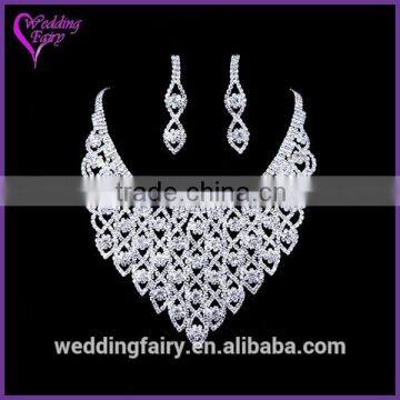 High Quality Latest Style Crystal indian style necklace for dressing