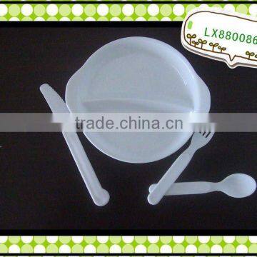 plastic dish pp plate kids tray LX-880086