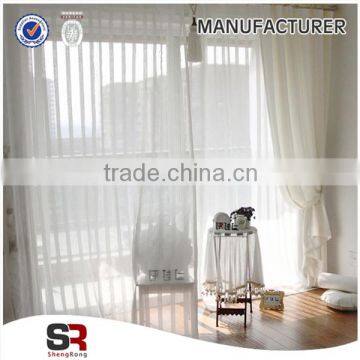 classic design wide strip blackout curtain tulle