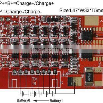 Protect Circuit Module For 7S Li-ion/Li-polymer/LiFePO4 Battery Pack