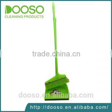 Plastic broom and dustpan set