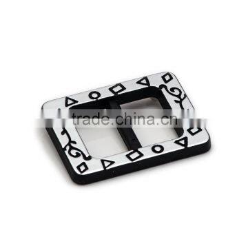 Fashion Manufacturer Imitation Silver Plastic Buckles