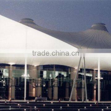 China supplier wind resistant PVC coated tensile fabric architecture outdoor tent gazebo in AL Ain Town Center UAE