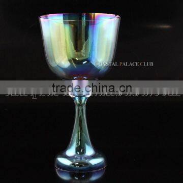 Light Titanium Quartz Crystal Singing Grail Bowl With Handle or Stand and Seven Color photo-6