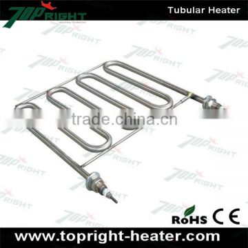 high quality stainless customized 6kw 220v electric tubular heater making machine from Topright