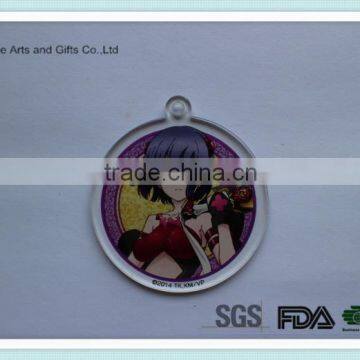 New sexy girl photo hot acrylic keychain