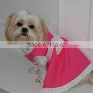 Hot sell pink dog dress