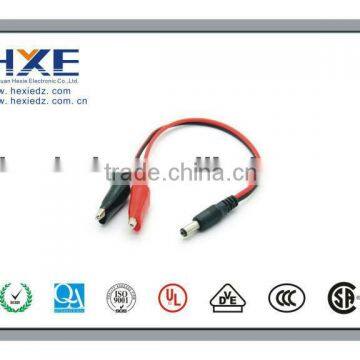 DC/Alligator clip connector test lead wire