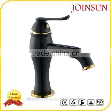 plating black gold brass basin tap