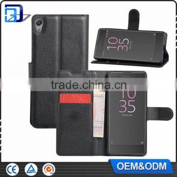 Best Selling Lychee Skin Wallet PU Leather Case For Sony Xperia XA Filp Cover Bulk Buy From China photo-1