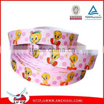 2015 Hot selling custom printed grosgrain ribbon