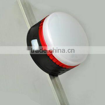 White and Red Led Rechargeable Led Camping Light With Bulb Shape photo-3