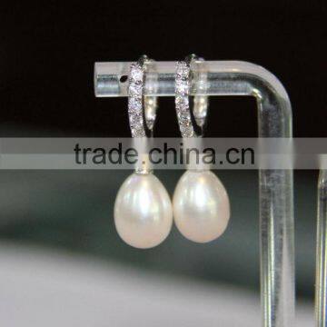 falak gems freshwater pearl earrings, pearl drop earrings, wedding pearl earrings