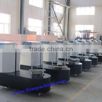 Airport luggage wrapping machine for travel agency