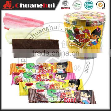 Fruity Sweets Girl Chewing Candy Chewy Soft Candy