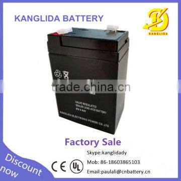 6v 4ah maintenance fee battery 6v 4ah sealed lead acid battery