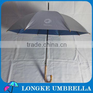 8 panels navy color and grey color auto open golf umbrella