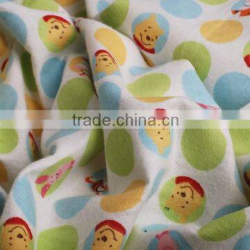 Baby Flannel Fabric, Printed Flannel Fabric, One Side Flannel for Baby Sleeping Bag 20s*10s 40*42 100% Cotton Flannel photo-2