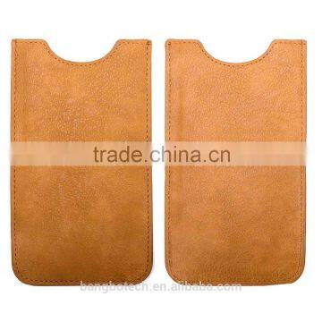 High Quality Leather Sleeve Leather Pouch With Card Holder for Iphone6/6s/plus Holder photo-3