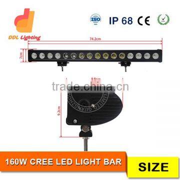 21600lm 28inch single row ce rohs waterproof car led light bar for jeep, trucks, suv, 4x4