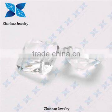 AAA quality machine cut crystal clear glass top stones