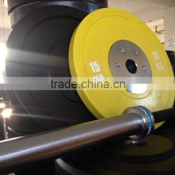 olympic competition weight lifting bar/olympic bumper plates/crossfit package equipments